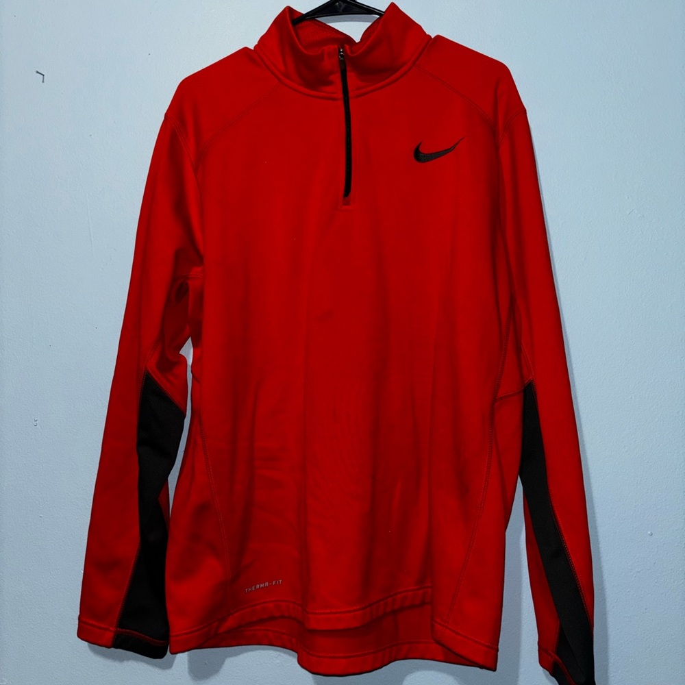 Nike thermal fit size XL orange hoodie